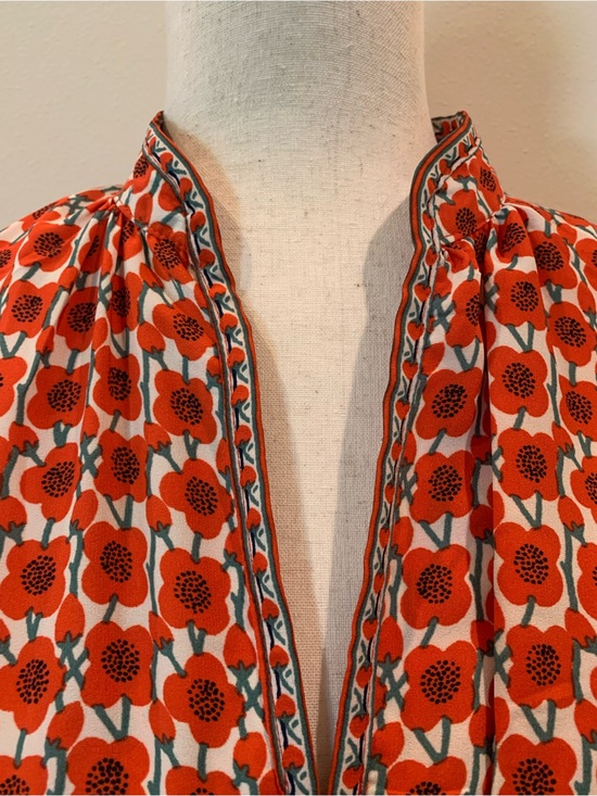 Max Studio Dresses & Skirts - Max Studio Puff Sleeve Tiered Maxi Dress Poppy Floral Print Size Small